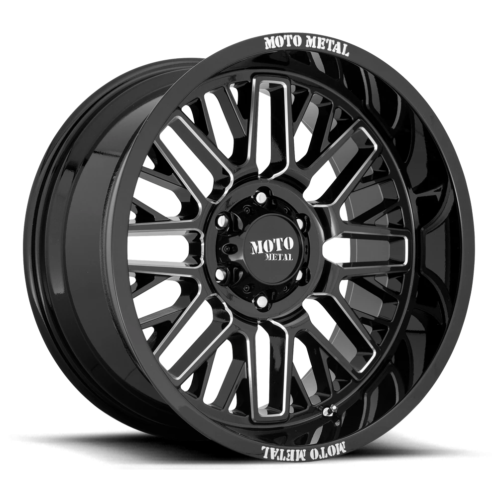 Moto Metal MO802 20x10" 6x135mm 87.1mm CB -18mm Gloss Black Milled