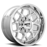 Moto Metal MO803 20x10" 6x135mm 87.1mm CB -18mm Chrome