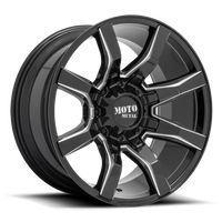 Moto Metal MO804 20x9" 8x180mm 124.2mm CB 0mm Gloss Black Milled