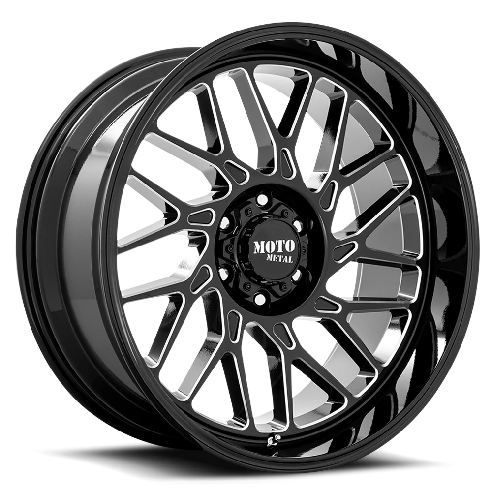 Moto Metal MO805 GB-M 22x10 -18 5x127mm 71.5mm Gloss Black Milled