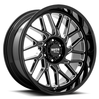 Moto Metal MO805 20x10" 8x180mm 124.2mm CB -18mm Gloss Black Milled