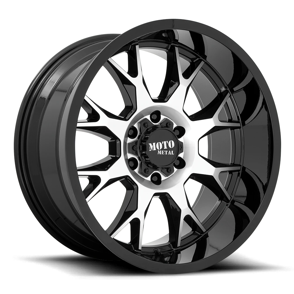Moto Metal MO806 20x10" 6x139.7mm 106.1mm CB -18mm Gloss Black Machined