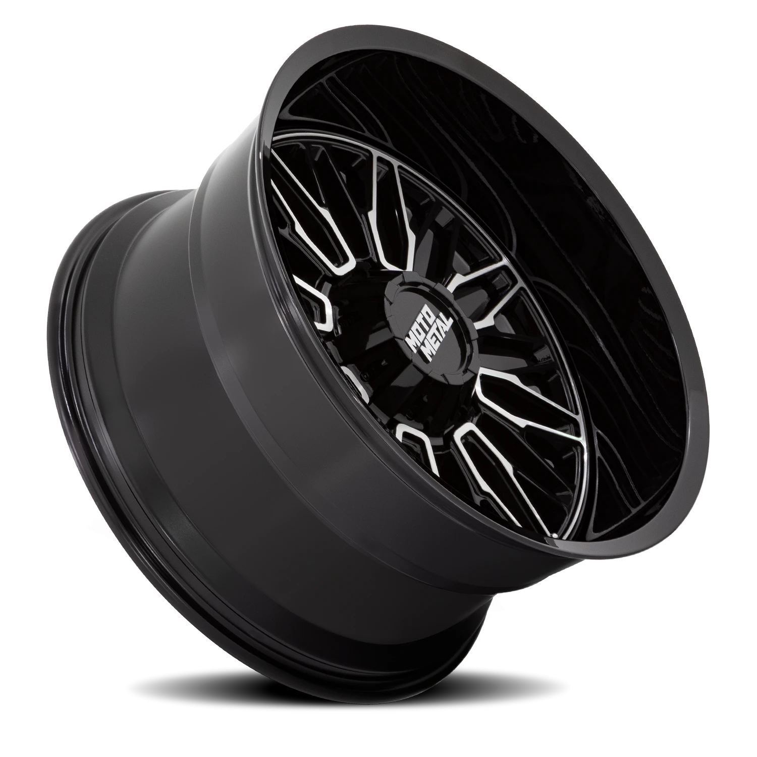 Moto Metal MO809 22x10" 8x180mm 124.2mm CB -18mm Gloss Black Machined