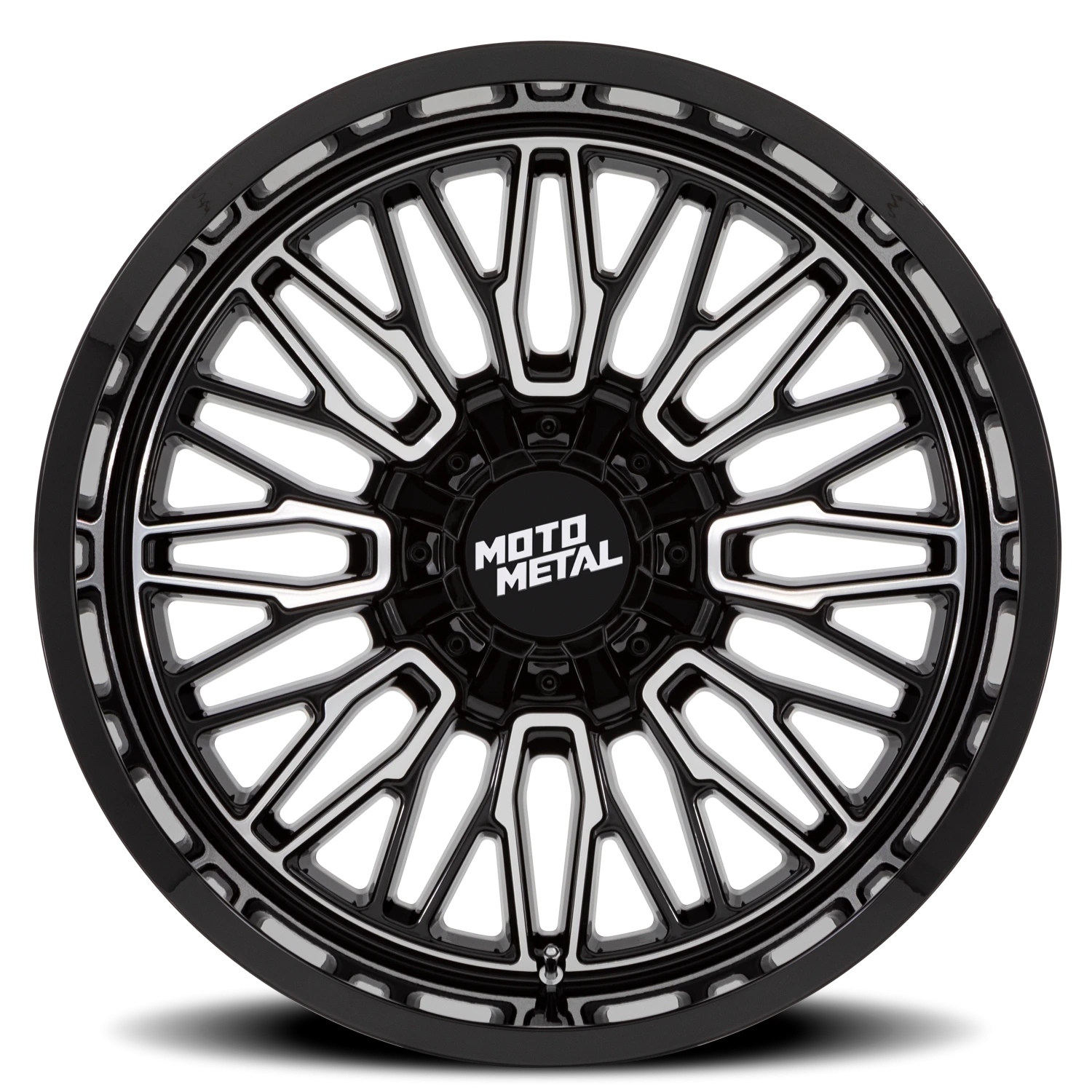 Moto Metal MO809 22x10" 6x135mm 106.1mm CB -18mm Gloss Black Machined
