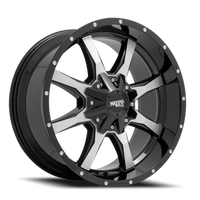 Moto Metal MO970 17x8" 5x114.3mm 72.56mm CB 0mm Gloss Black Machined Face