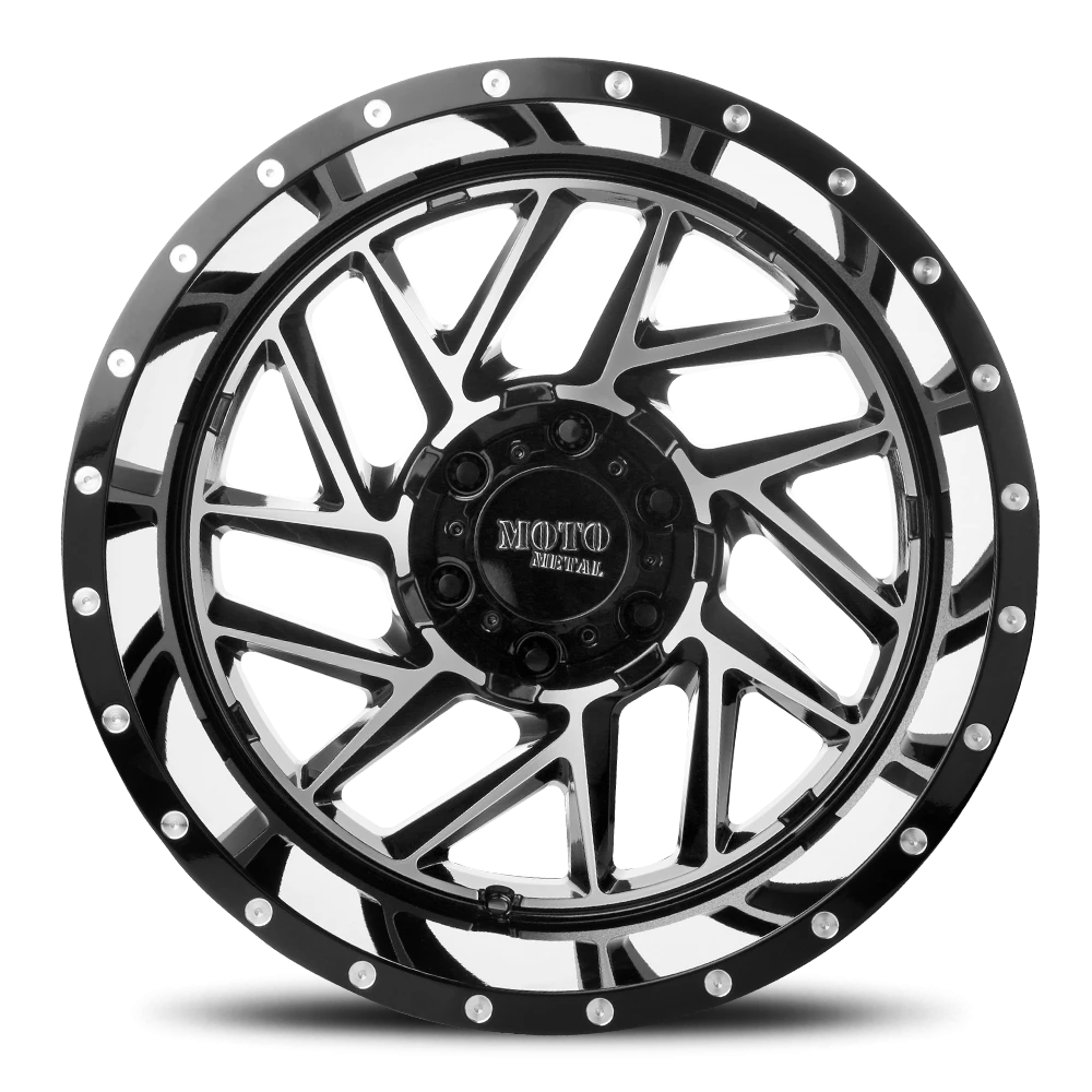Moto Metal MO985 20x9" 5x139.7mm 78.1mm CB 0mm Gloss Black Machined