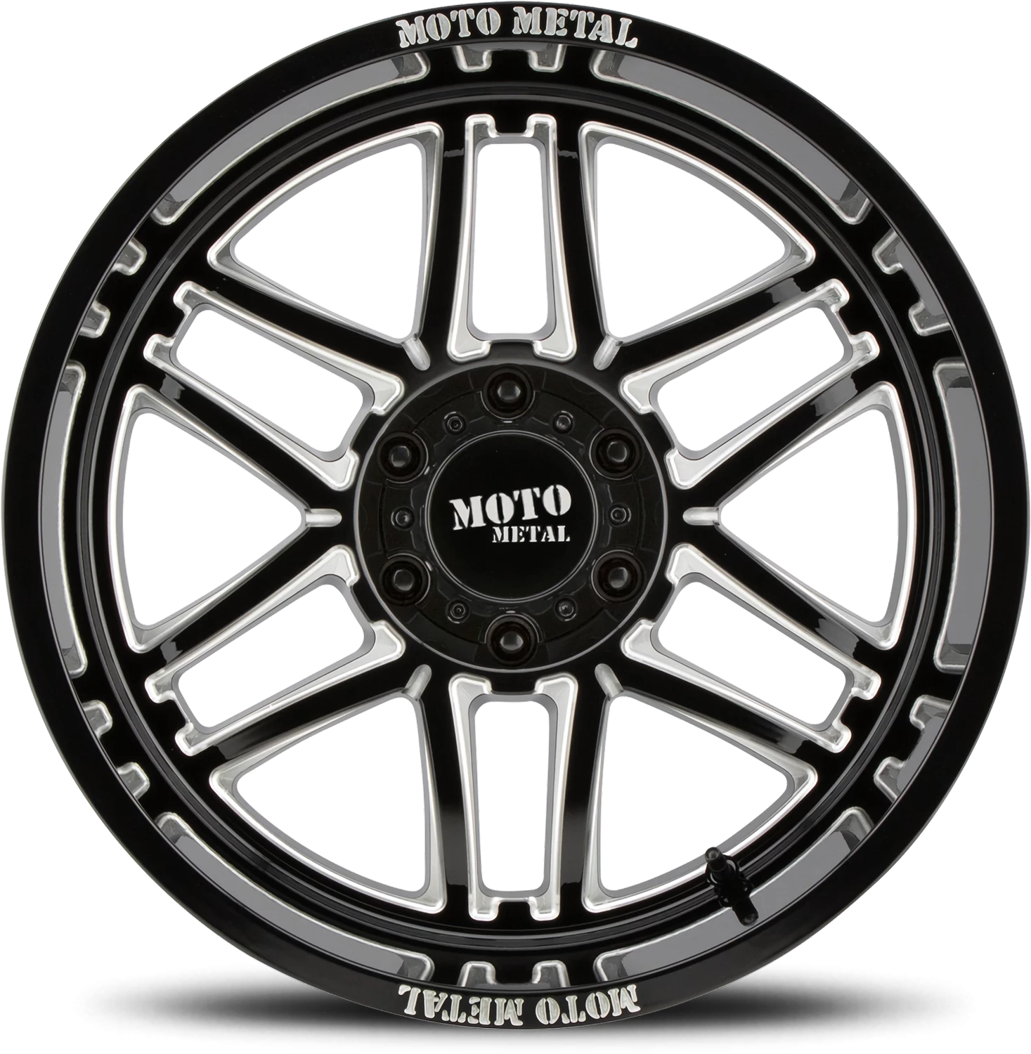 Moto Metal MO992 Folsom GB-M 20x10 -18 5x127mm 71.5mm Gloss Black Milled