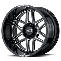 Moto Metal MO992 20x10" 8x180mm 124.2mm CB -18mm Gloss Black Milled