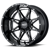 Moto Metal MO993 20x10" 5x127mm 71.5mm CB -18mm Gloss Black Milled