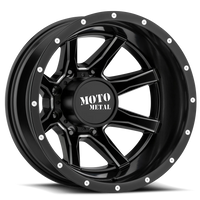 Moto Metal MO995 Dually 17x6.5" 8x210mm 154.3mm CB -140mm Satin Black Milled