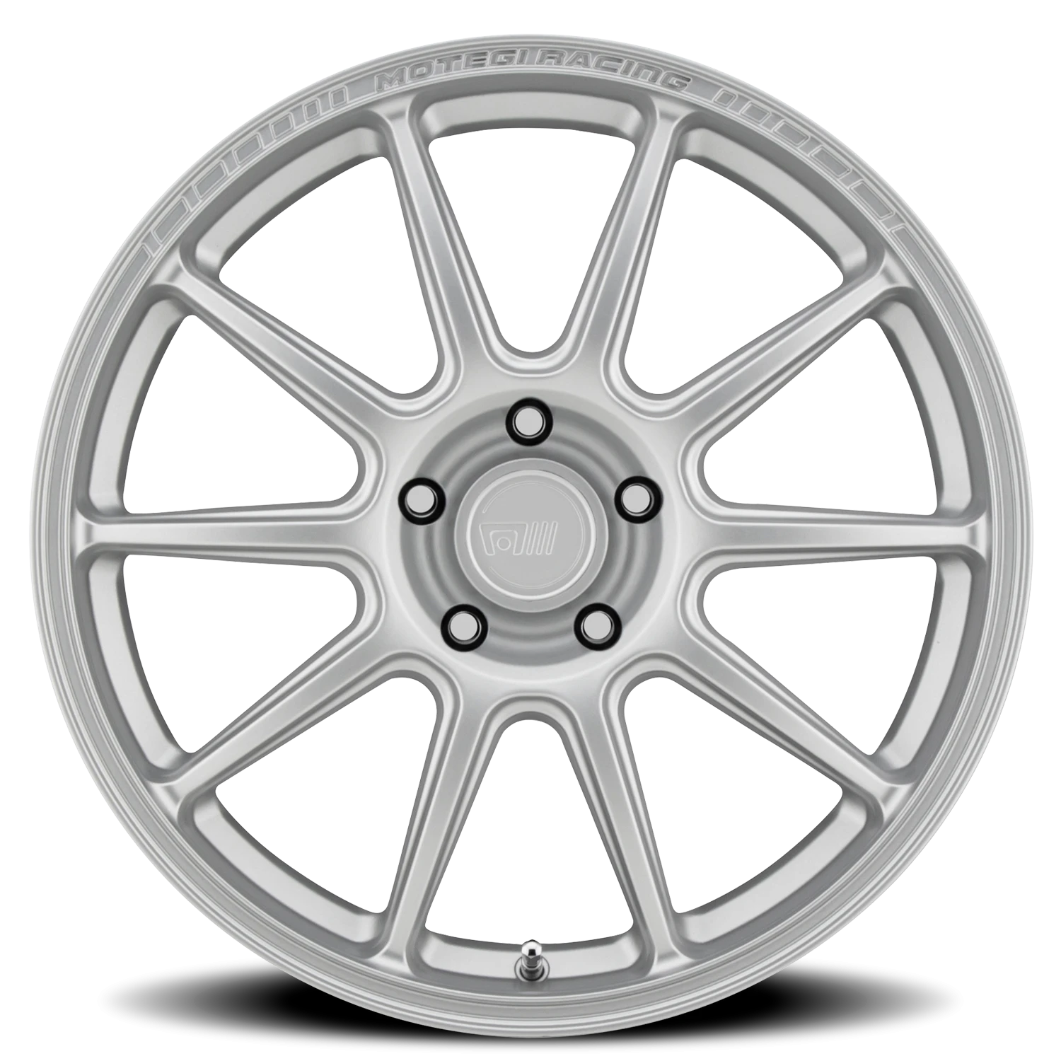 Motegi MR140 SS10 18x8.5" 5x112mm 66.56mm CB +35mm Hyper Silver