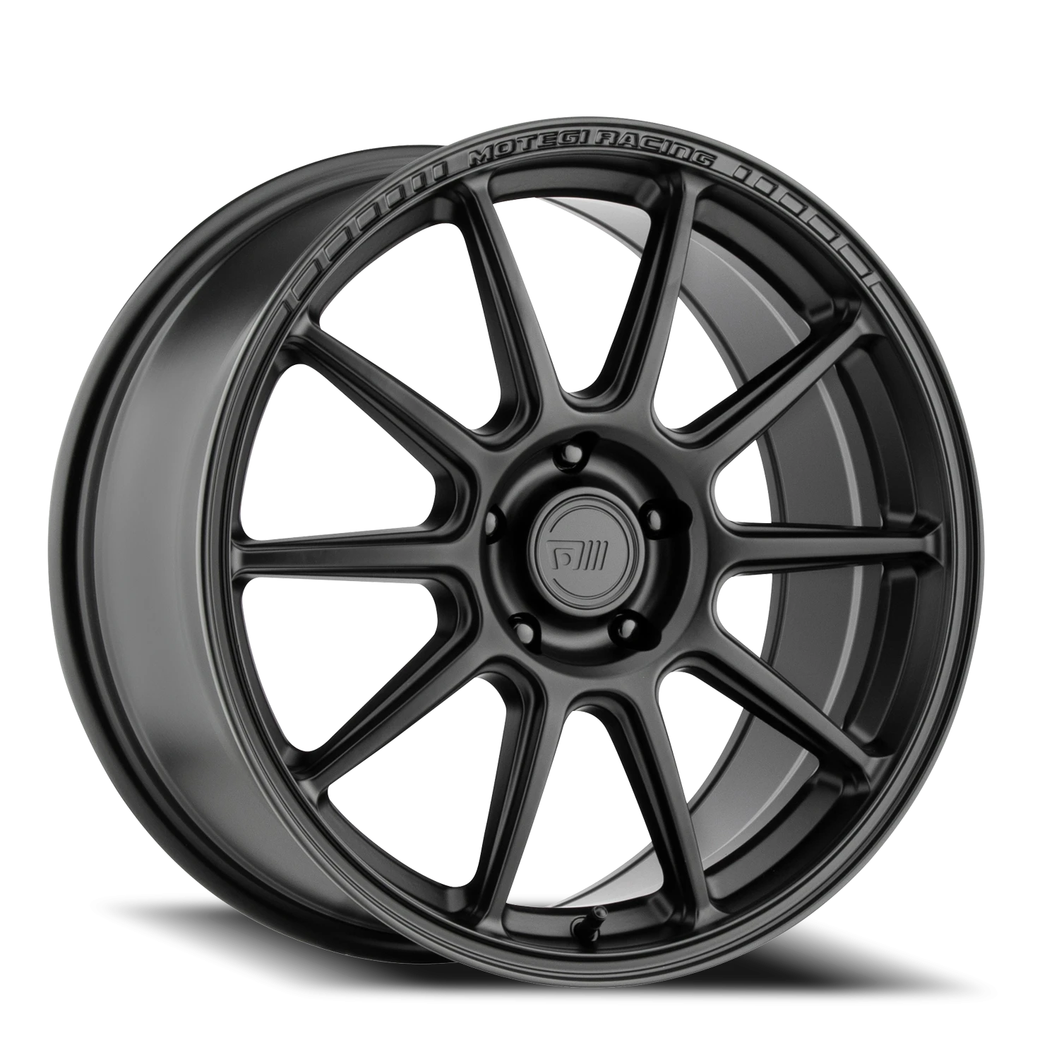 Motegi MR140 SS10 18x8.5" 5x114.3mm 72.6mm CB +45mm Satin Black
