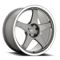 Motegi MR151 CS5 18x9.5" 5x100mm 56.15mm CB +40mm Gunmetal Machined Lip