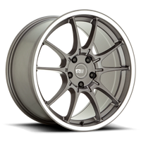 Motegi MR152 SS5 17x8" 4x108mm 63.4mm CB +45mm Gunmetal Machined Lip