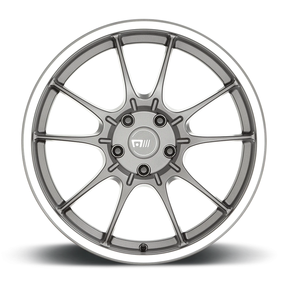Motegi MR152 SS5 17x8" 4x108mm 63.4mm CB +45mm Gunmetal Machined Lip