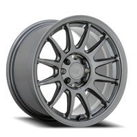 Motegi MR156 S12 15x8" 4x100mm 72.56mm CB +28mm Gloss Gunmetal