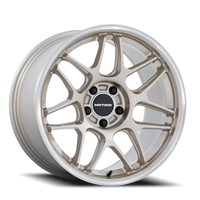 Motegi MR158 Tsubaki 18x10.5" 5x120mm 74.1mm CB +25mm Motorsport Gold Machined Lip