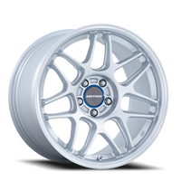 Motegi MR158 Tsubaki 18x9.5" 5x120mm 74.1mm CB +25mm Hyper Silver Machined Lip