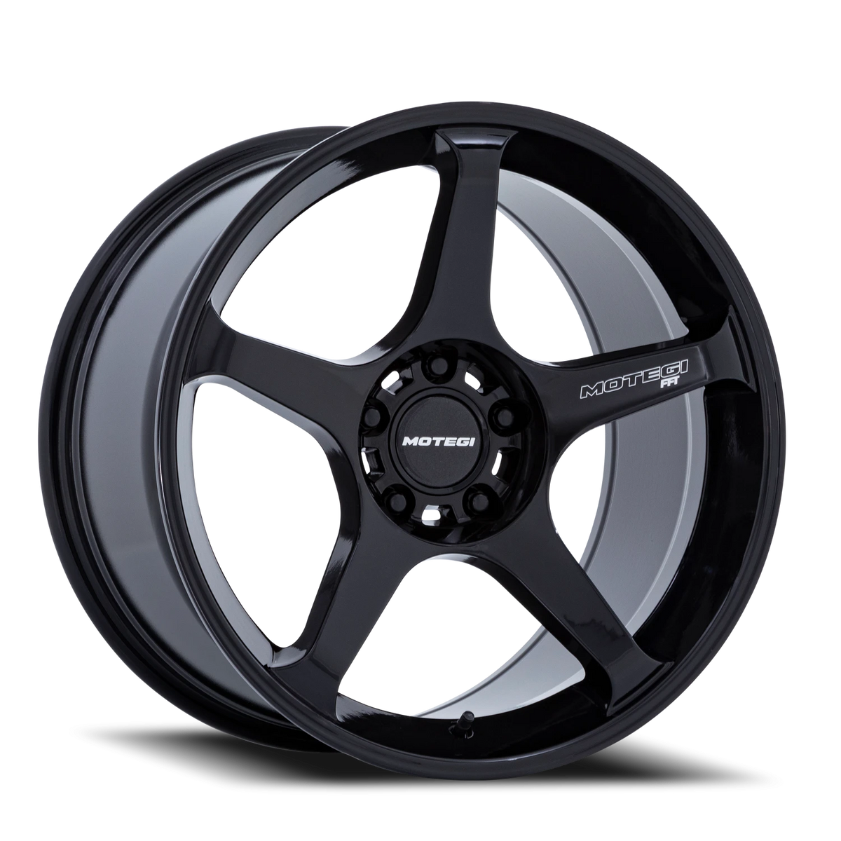 Motegi MR159 Battle V 18x9.5 +0 5x120mm 74.1mm Gloss Blackbird Metallic