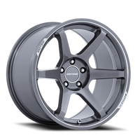 Motegi MR160 Battle VI 18x9.5" 4x114.3mm 72.56mm CB +35mm Gloss Gunzilla Machined Lip