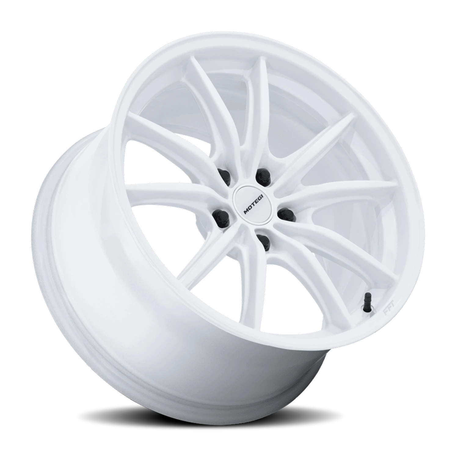 Motegi MR162 Zentoku 18x9.5" 5x100mm 56.15mm CB +38mm Gloss White