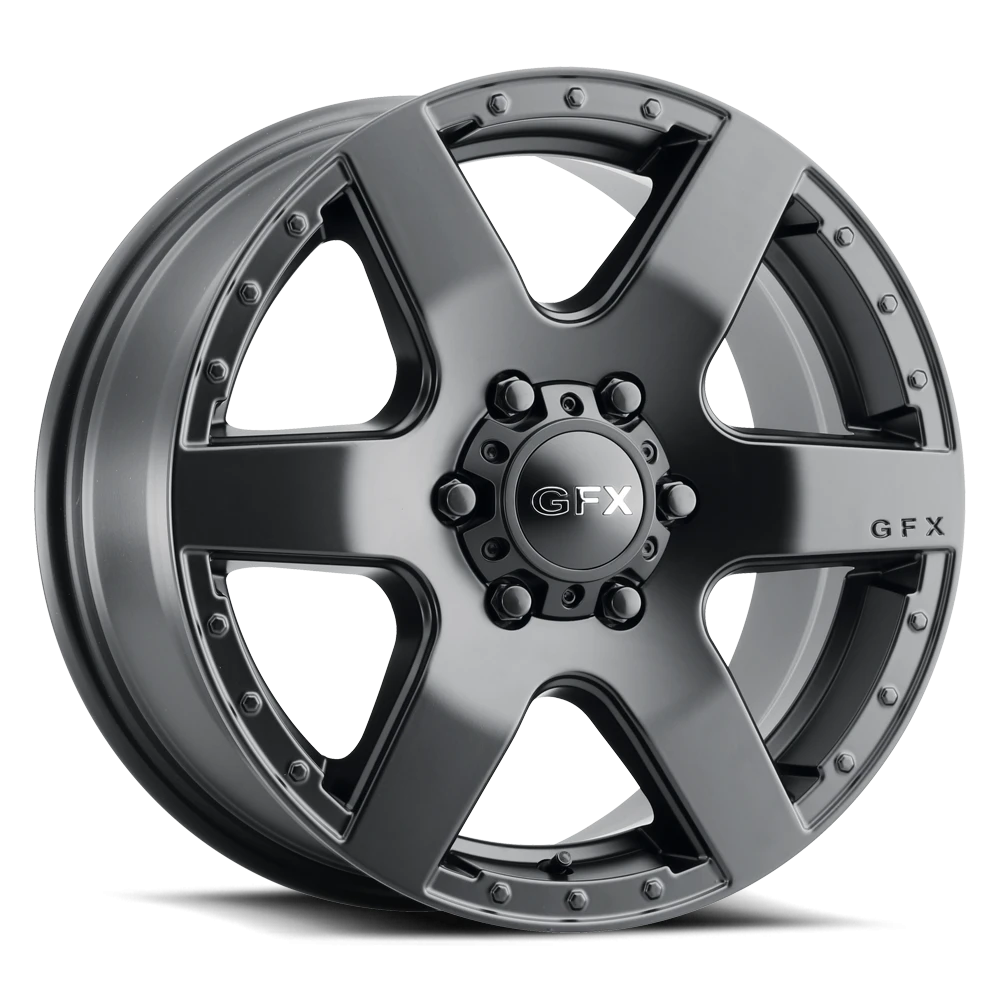 G-FX MV1 16x6.5 +30 6x130mm 84.1mm Matte Black
