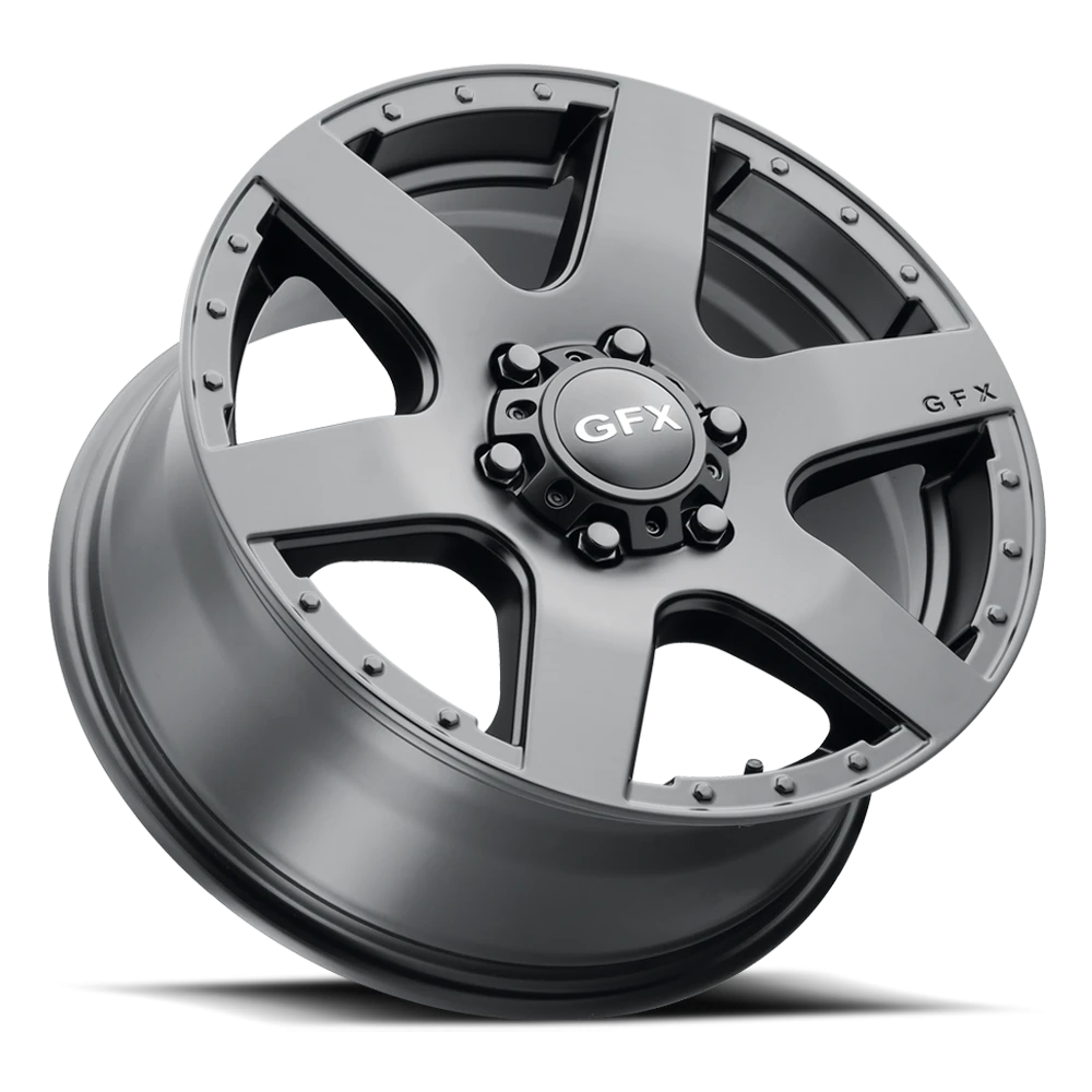 G-FX MV1 17x8 +40 6x130mm 84.1mm Matte Black