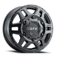 G-FX MV2 Dually Van 16x6 +84 6x205mm 161.1mm Matte Black