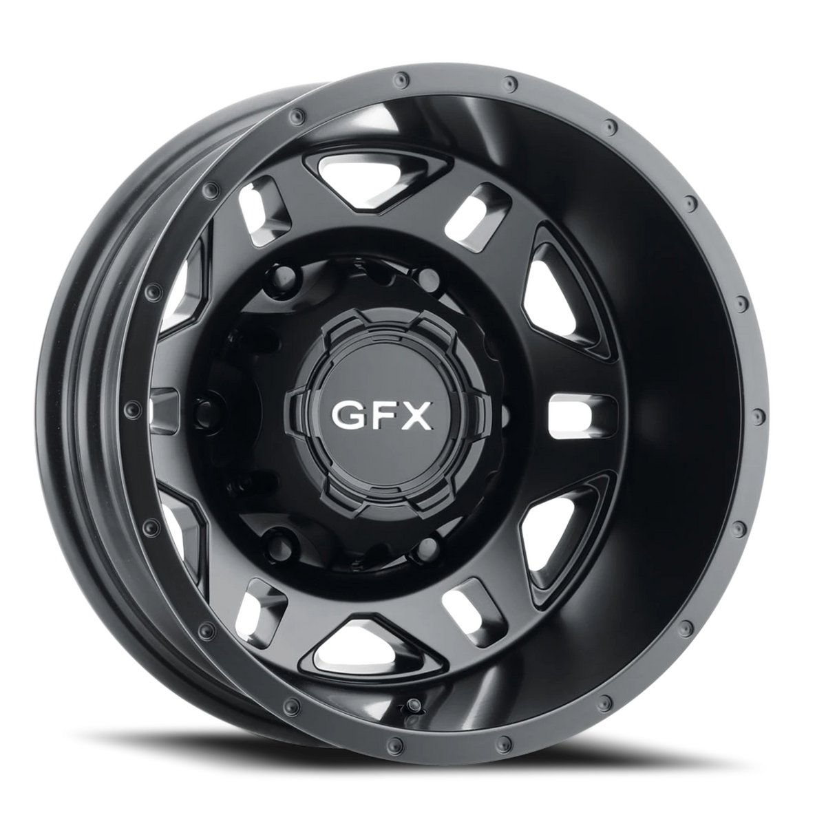 G-FX MV2 Dually Van 16x6 -130 6x180mm 138.8mm Matte Black