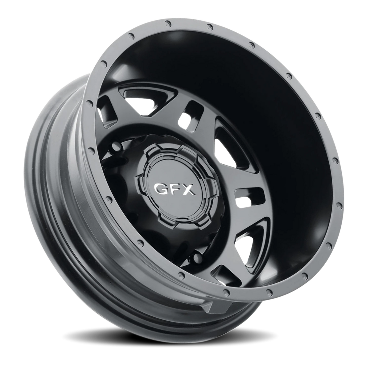 G-FX MV2 Dually Van 16x6 -130 6x180mm 138.8mm Matte Black