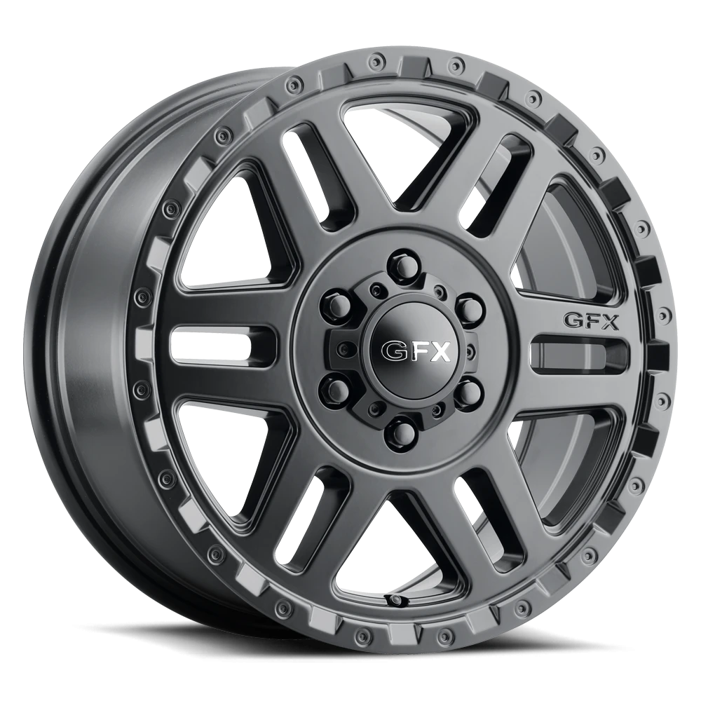 G-FX MV2 Van 17x8 +60 5x130mm 84.1mm Matte Black