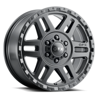 G-FX MV2 Van 17x8 +60 5x130mm 84.1mm Matte Black