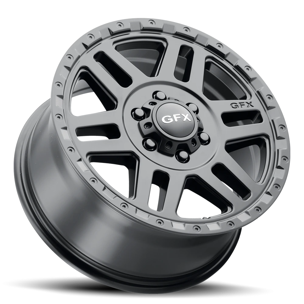 G-FX MV2 Van 17x8 +60 5x130mm 84.1mm Matte Black