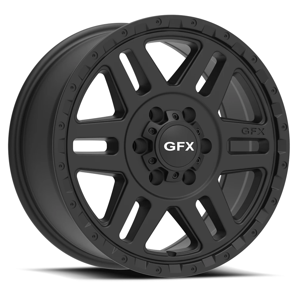 G-FX MV2 Van 17x8 +40 6x130mm 84.1mm Matte Black