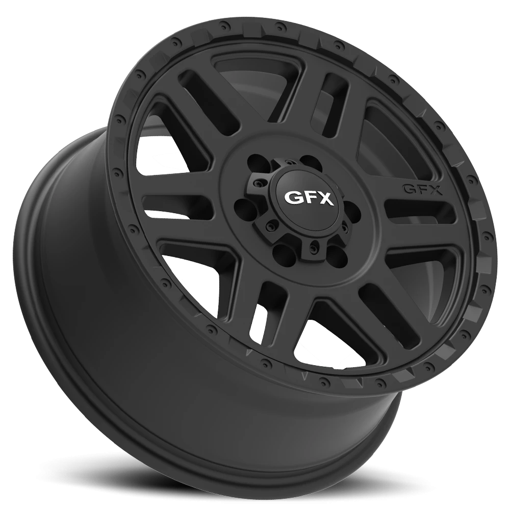 G-FX MV2 Van 16x6.5 +45 6x130mm 84.4mm Matte Black