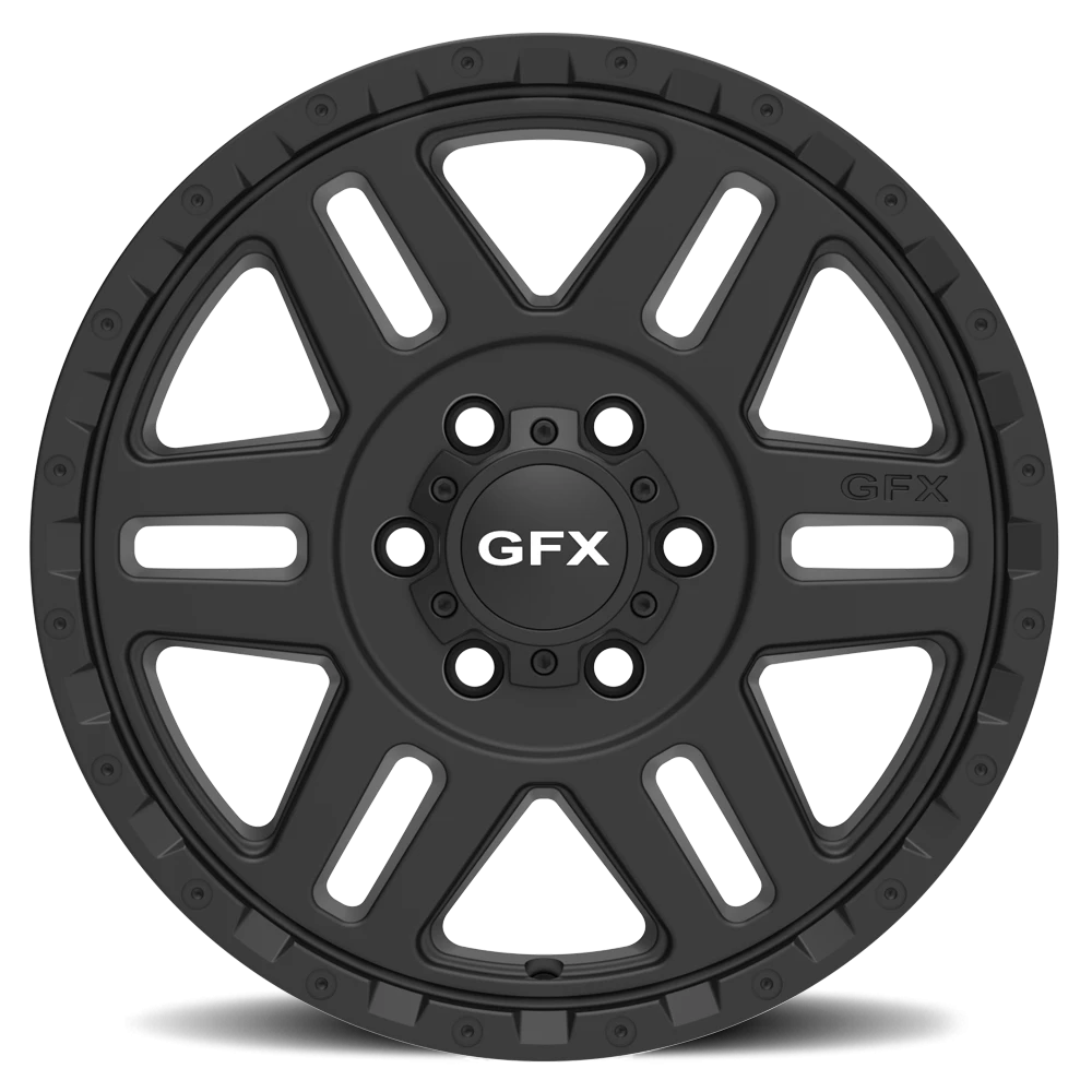 G-FX MV2 Van 17x8 +60 6x130mm 84.1mm Matte Black