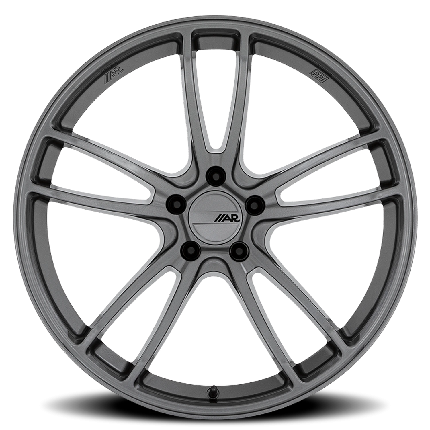 American Racing Mach Five 19x10" 5x114.3mm 70.5mm CB +35mm Graphite