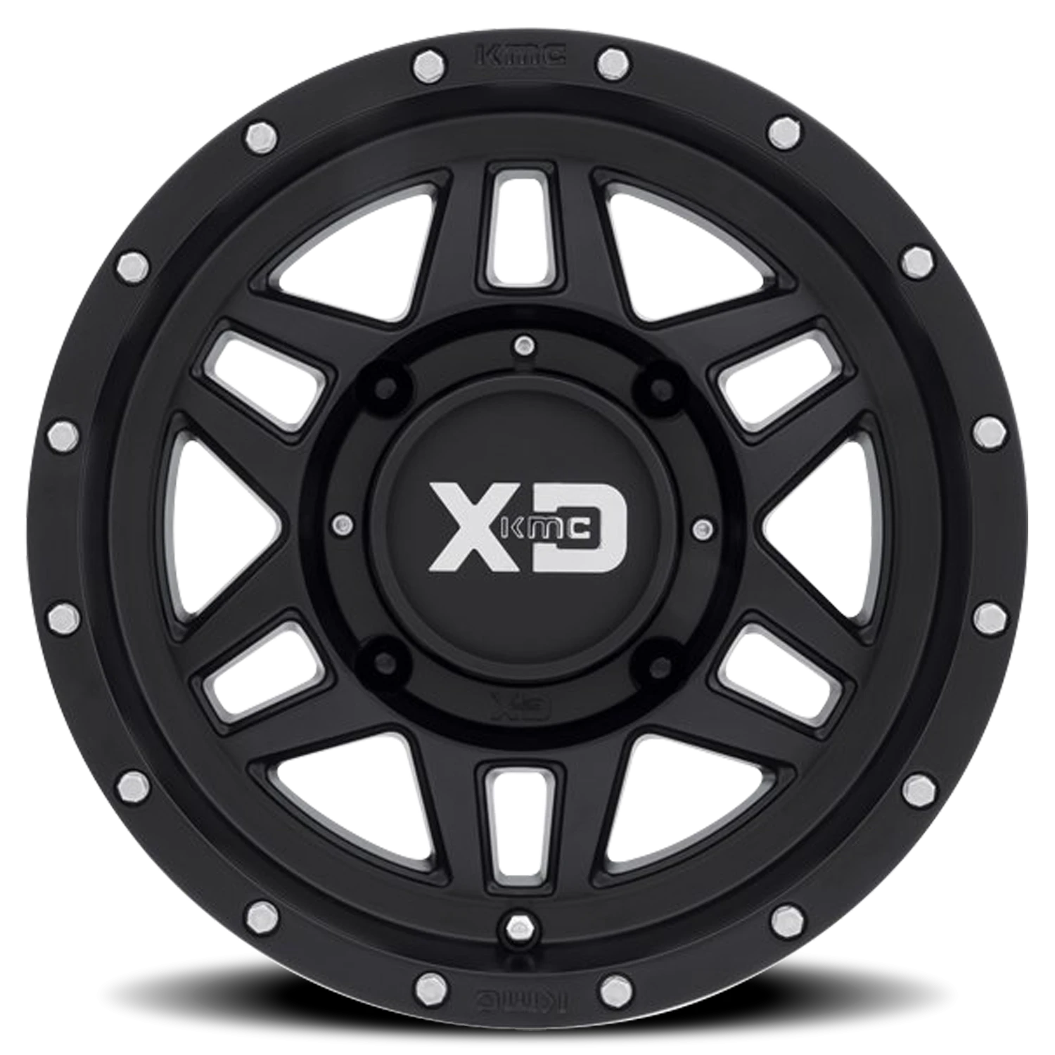 XD Series Machete UTV 15x7" 4x110mm 86mm CB +35mm Satin Black
