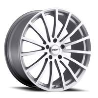 TSW Mallory 5 20x10" 5x114.3mm 76mm CB +25mm Silver Mirror Cut Face