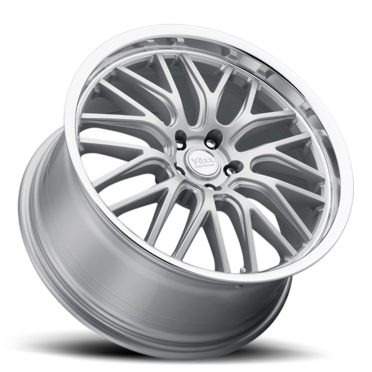 Voxx Wheel Masi 18x8 +45 5x108mm 73.1mm Silver Mirror Machined Lip