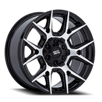 Moto Metal Mason MO813 18x9" 6x135mm 95.1mm CB +18mm Gloss Black Machined Face