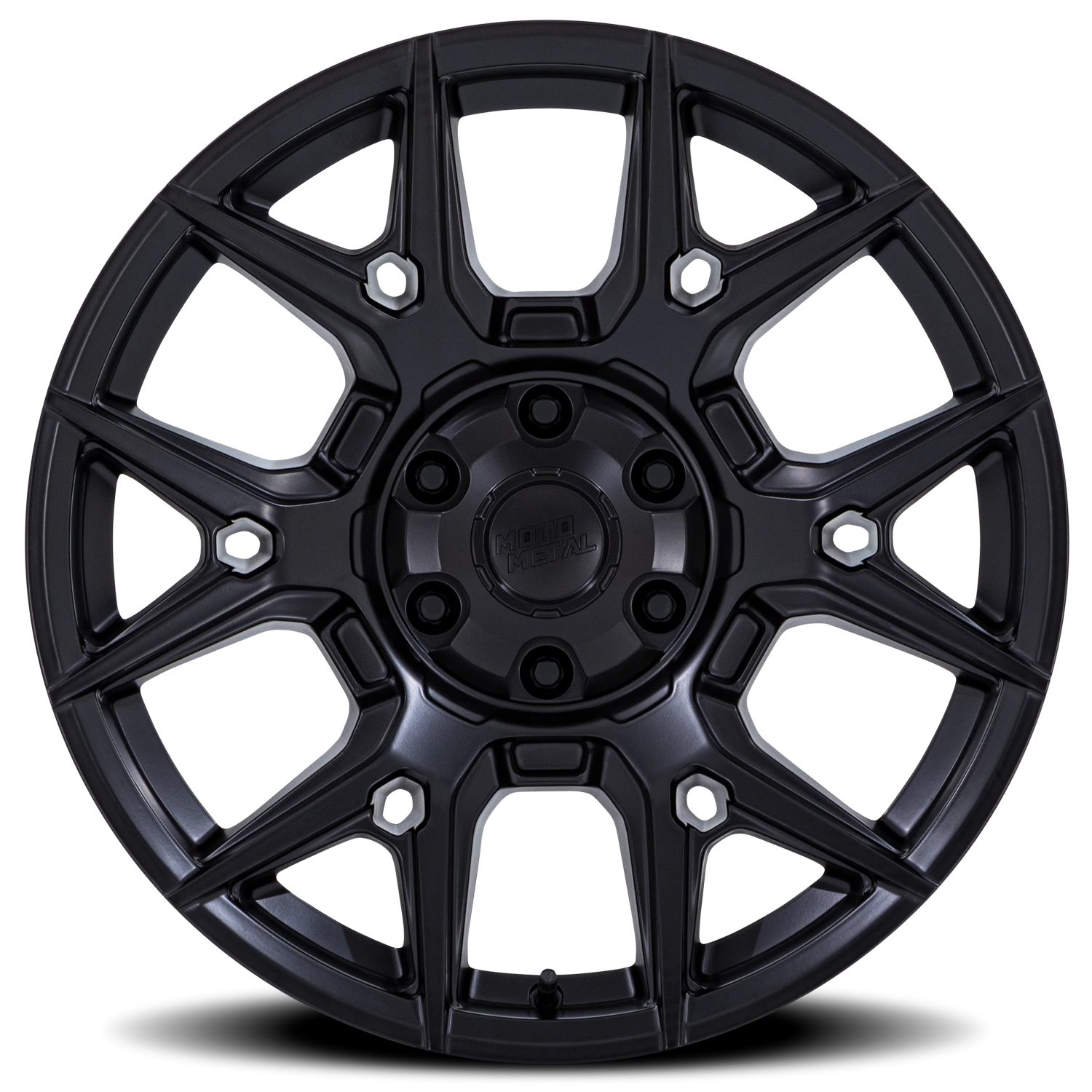 Moto Metal Mason MO813 17x8.5" 6x135mm 95.1mm CB +12mm Matte Black