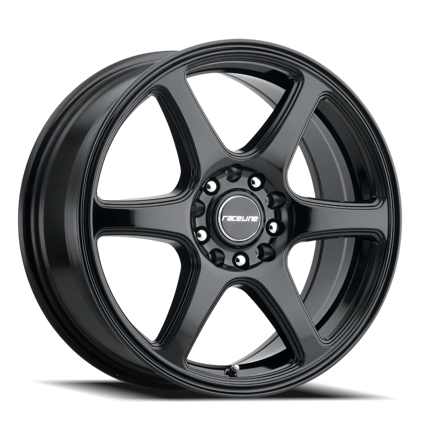 Raceline Matrix 14x5.5" 5x114.3mm 72.62mm CB +35mm Gloss Black