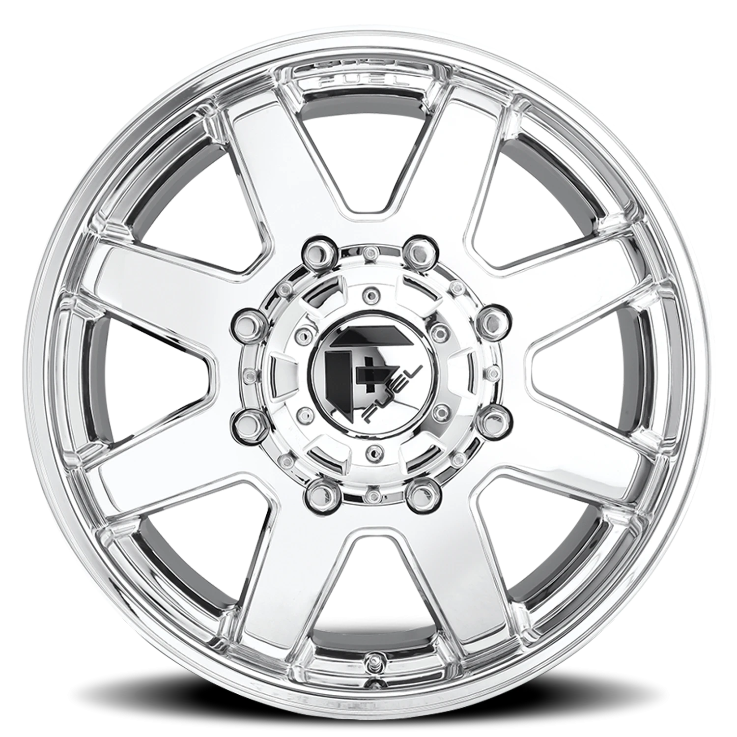 Fuel Maverick Dually D536 20x8.25 +122 8x165.1mm 121.5mm Chrome