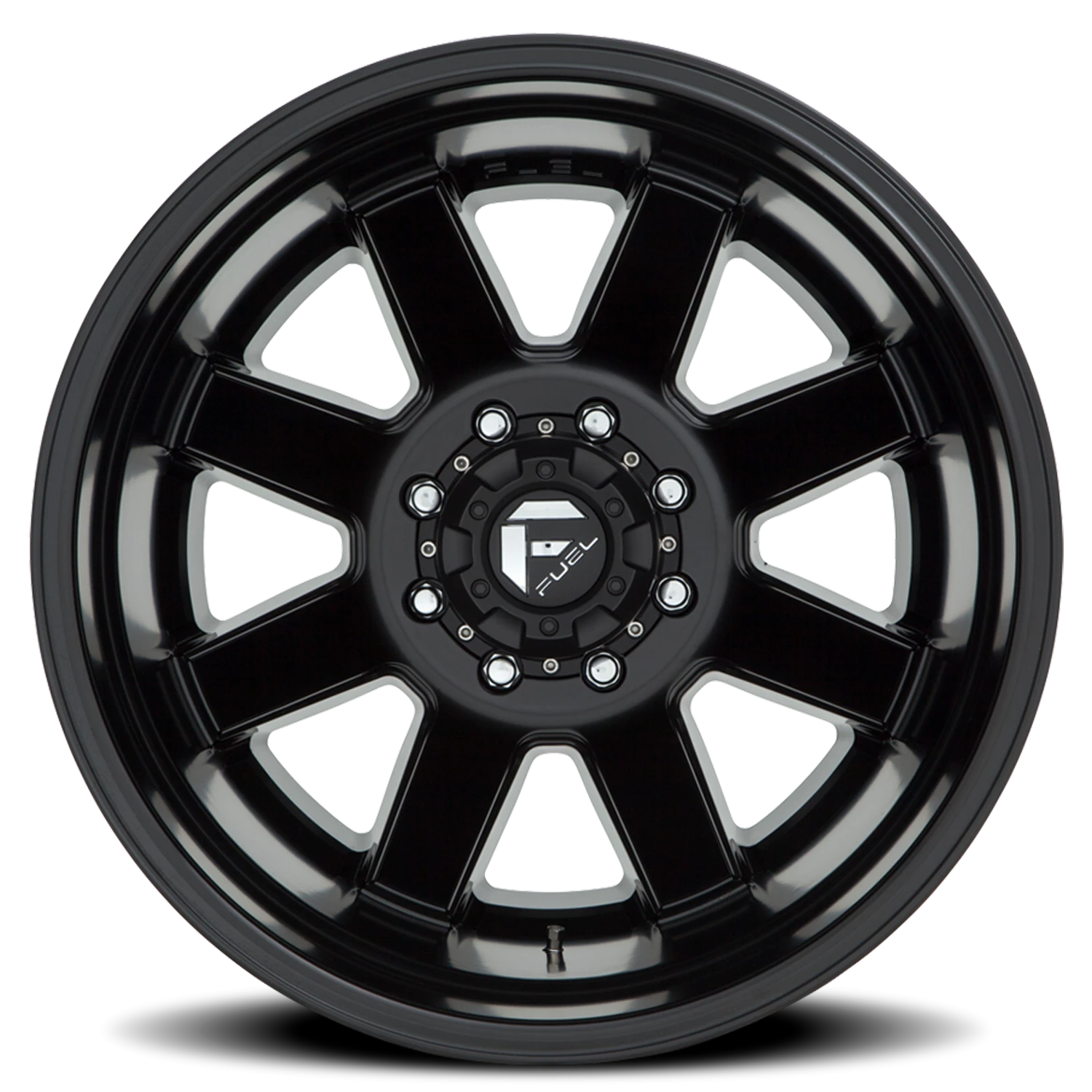 Fuel Maverick Dually 17x6.5" 8x210mm 154.3mm CB -140mm Black Milled