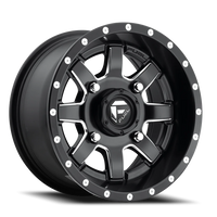 Fuel Maverick UTV 20x7" 4x156mm 132mm CB +13mm Matte Black Milled