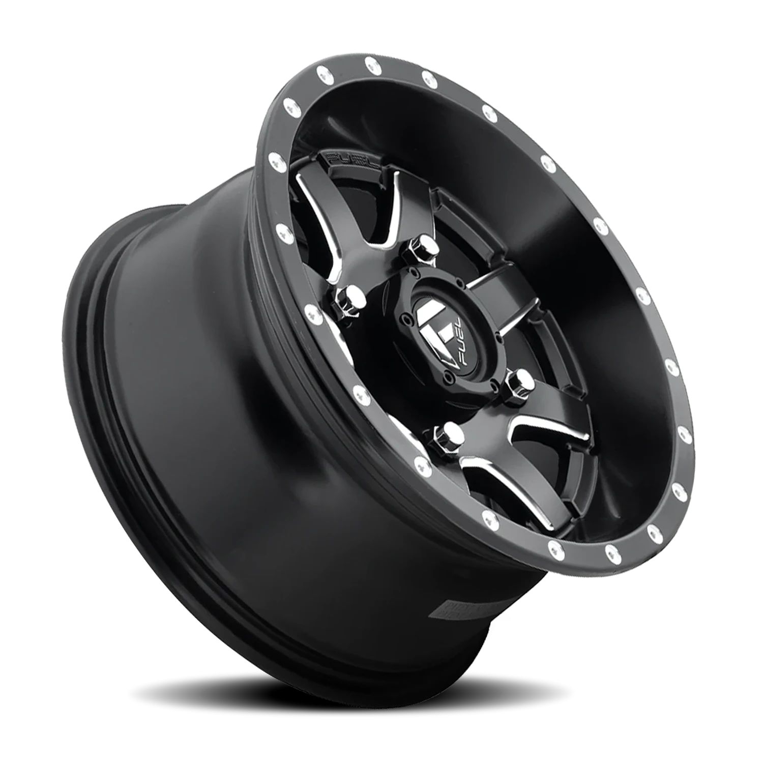 Fuel Maverick UTV 15x7" 4x136mm 110.2mm CB +13mm Matte Black Milled