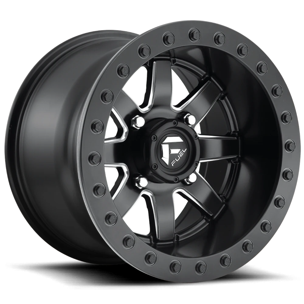 Fuel Maverick UTV 15x8" 4x156mm 132mm CB 0mm Matte Black Beadlock