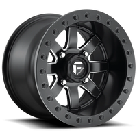 Fuel Maverick UTV 15x8" 4x156mm 132mm CB 0mm Matte Black Beadlock