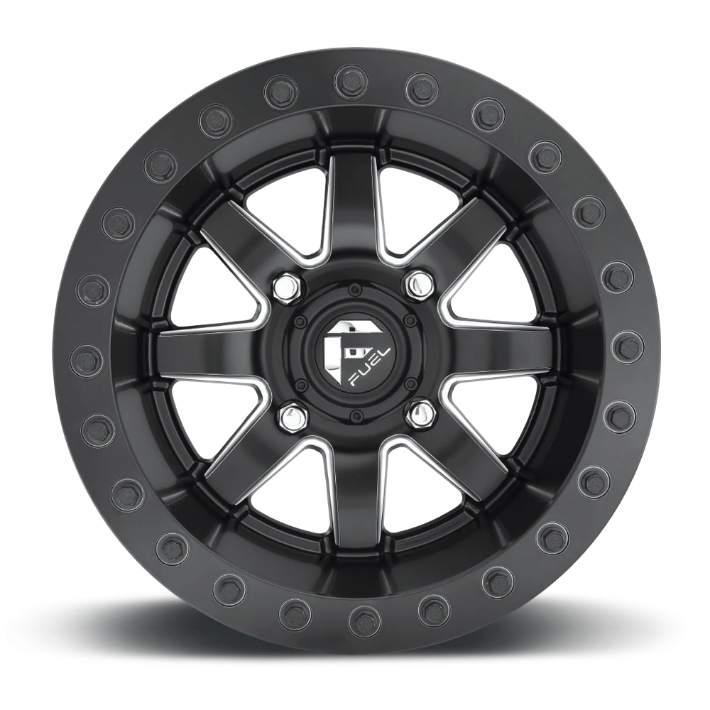 Fuel Maverick UTV 15x8" 4x156mm 132mm CB 0mm Matte Black Beadlock
